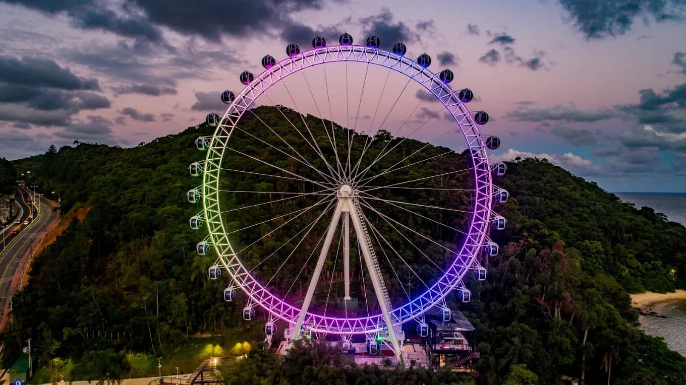Foto de A Roda Gigante de Balneário Camboriú, SC.